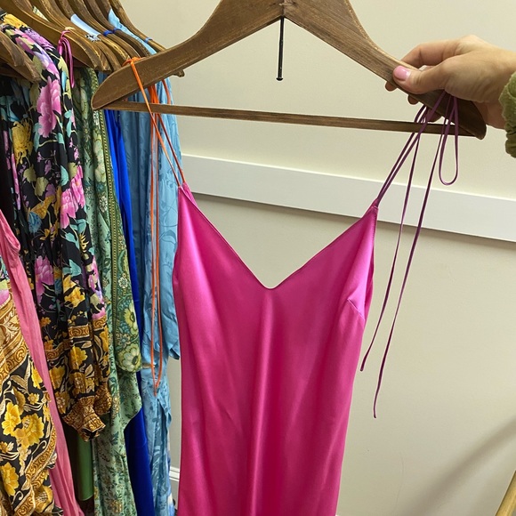 Dannijo Pink Midi Slip with Multi Colored Straps - Picture 9 of 9